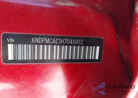 2017 Kia Sportage Lx из США, поврежденный, VIN KNDPMCAC1H7040412